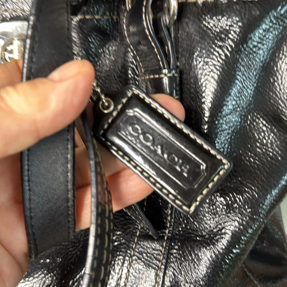 Coach Chelsea Patent Leather Satchel Tote